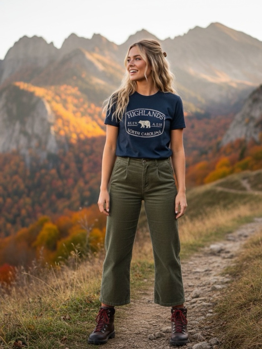 NWOT Highlands North Carolina Bear Elevation Tee